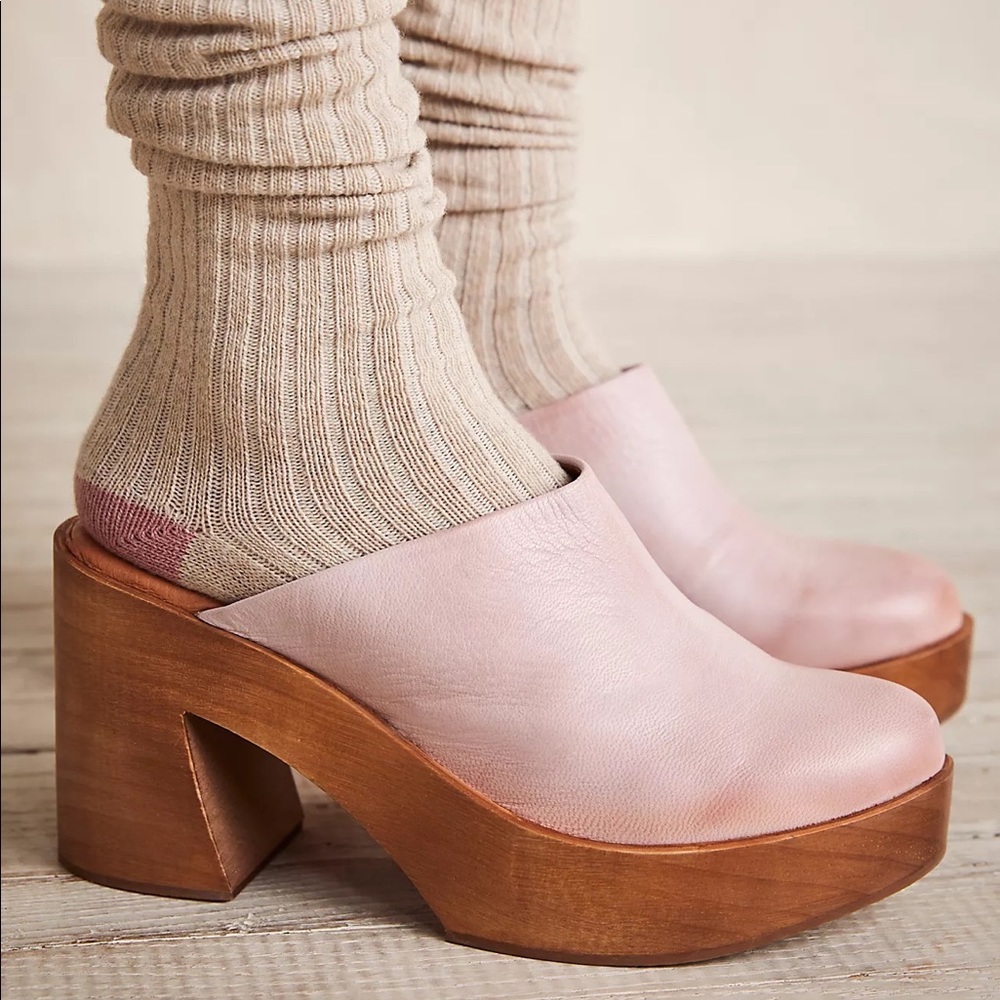 Free People Pink Platform Shoes